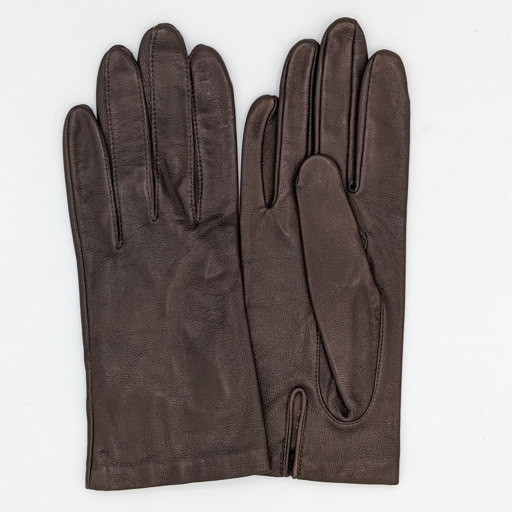 Vintage Miss Aris Brown Leather Gloves